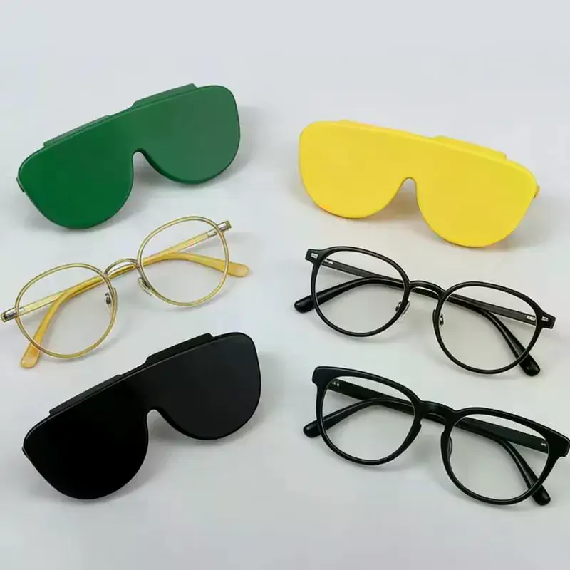 Portable Soft Silicone Glasses Case, Anti-Scratch Shockproof Glasses Protector Pouch, Travel Eyeglasses Storage & Protection