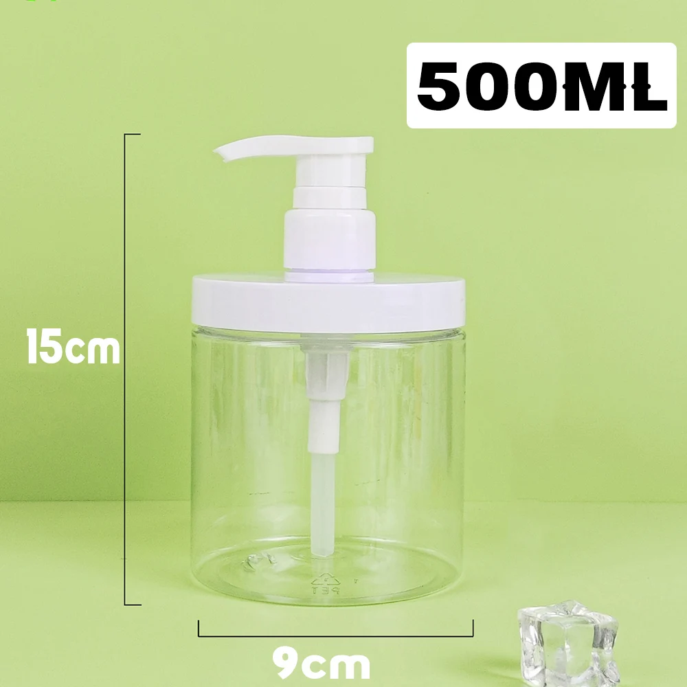 500 ml/1000 ml Pumpflaschenspender, nachfüllbare Flaschen, breite Öffnung, nachfüllbar, leer, für Reisen, Dusche, Seife, Aufbewahrungsflasche – Detail 10