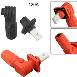 Battery Energy Storage Connector 120A Quick Plug Terminal Elbow Power Connector For 12mm2~20mm2 Cable Electrical Equipment