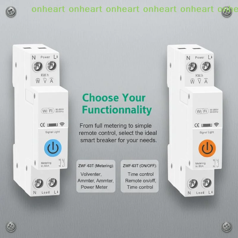 [C]Smart WiFi Circuit Breaker Phone Remote Control Overload Overvoltage Protection for Hotel Intelligent Renovation