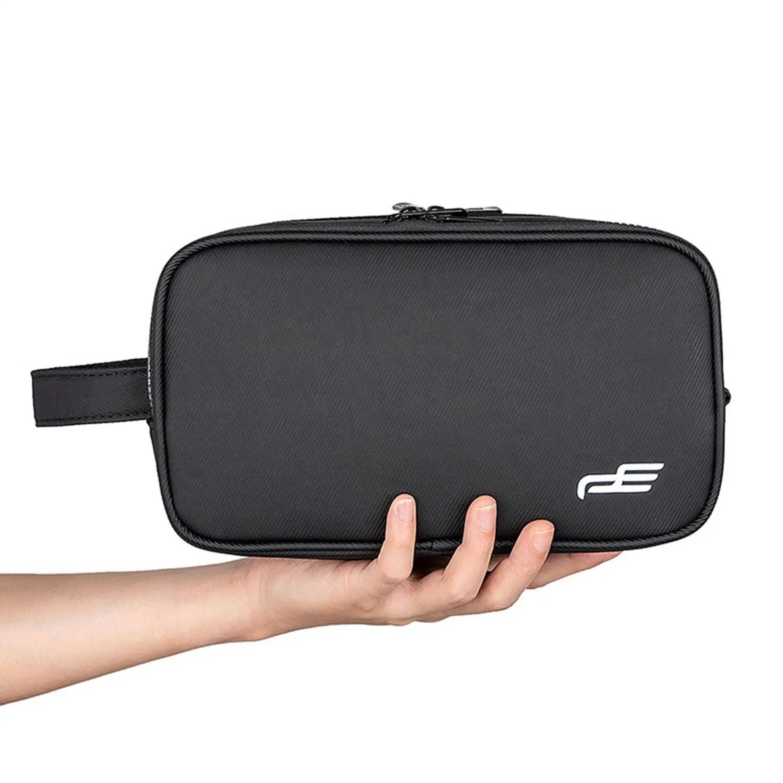 Golf Ball Bag Pouch with Handle Strap Multifunctional Container Handbag Storage Pack for Men Women Friends Practice Golfer Gift