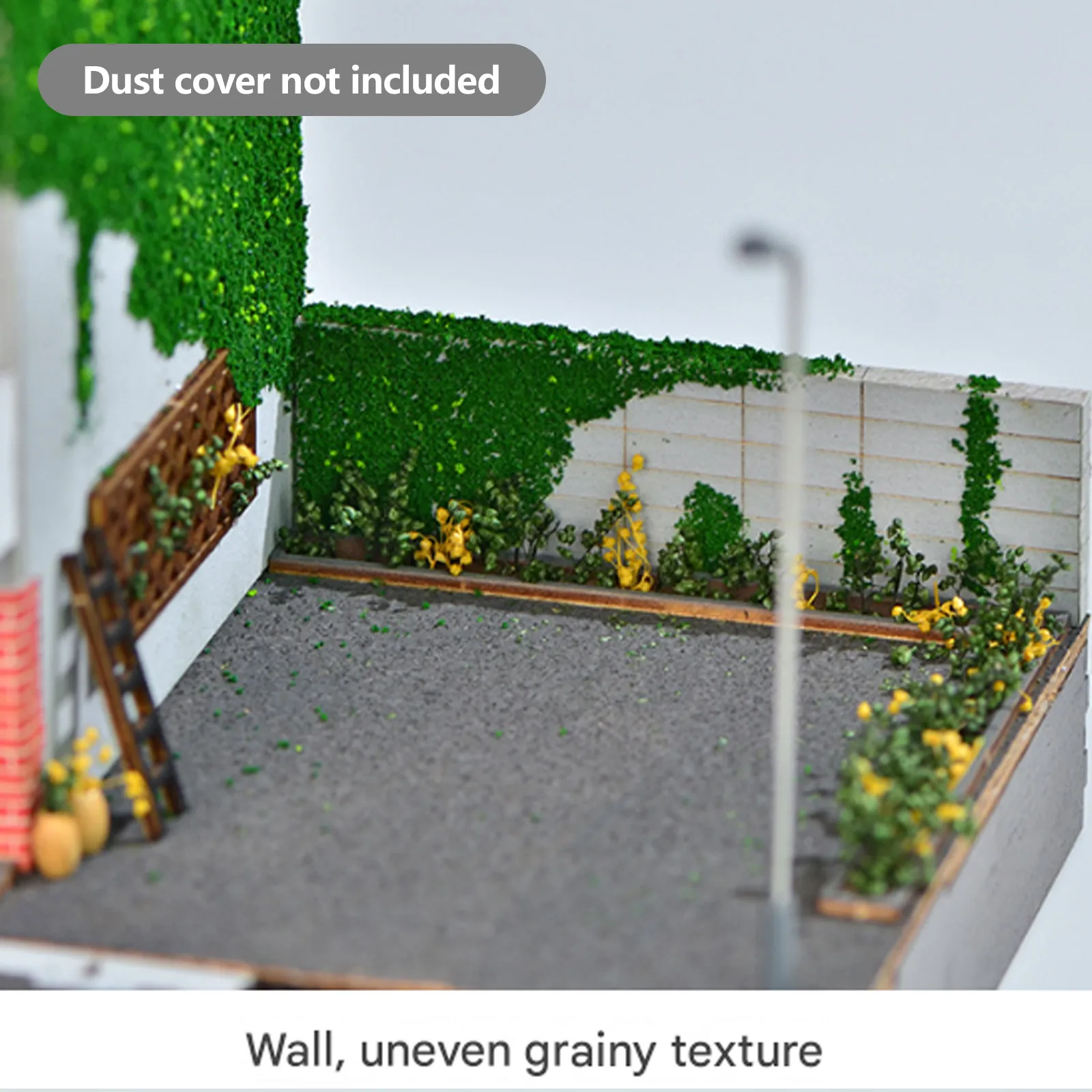 1/64 Diorama Auto Garage Modell LED Beleuchtung Stadt Szene Display Modell DIY