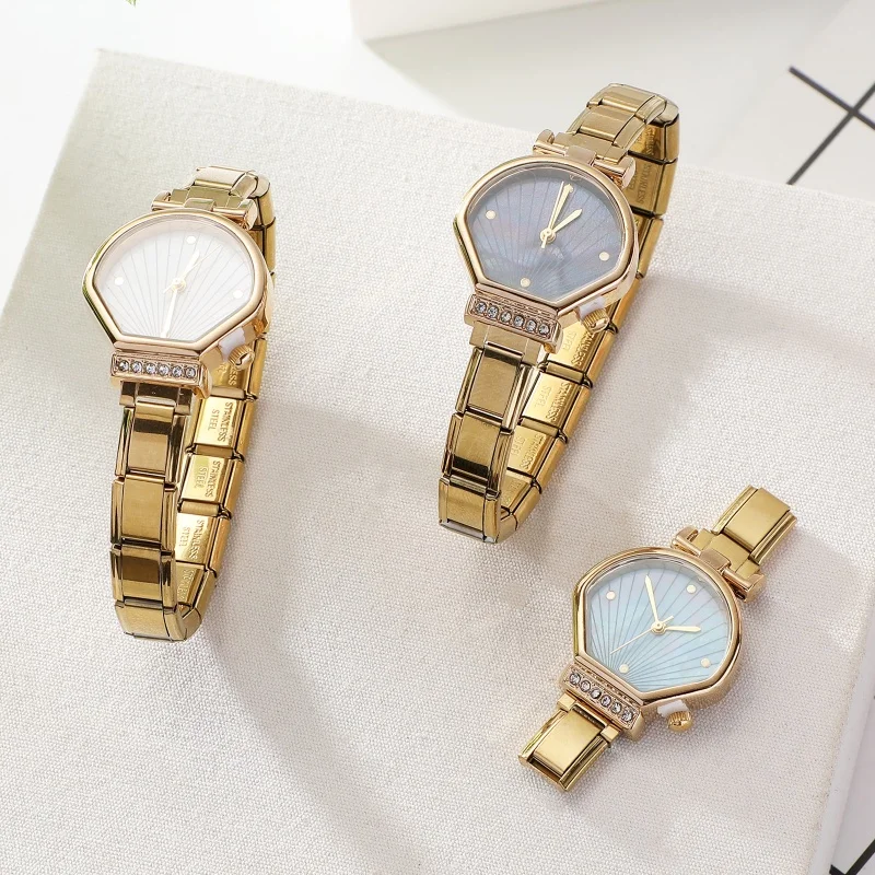 1PC Fashion Stainless Steel Ocean Series Seashell Starfish Watch Bracelet Bangle for Friend Birthday Men's Women's DIY Jewelrys view 4