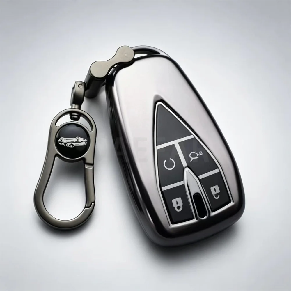 TPU Car Key Case Cover for Changan UNIT UNIK CS35PLUS CS55 PLUS CS75 PLUS Oshan X7 X5 Car Accessories Keychain