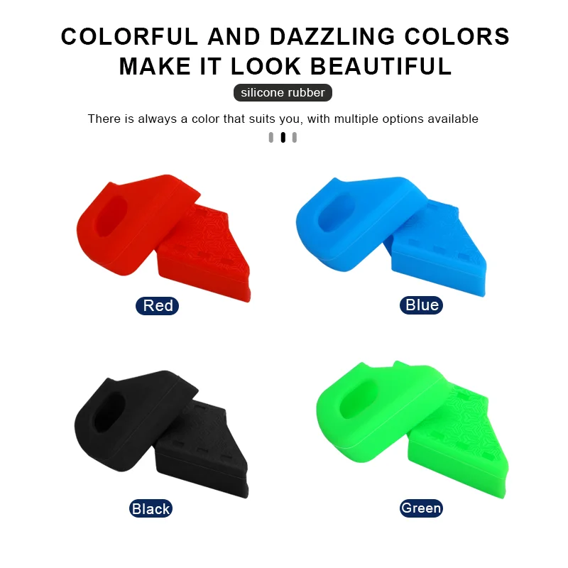Fahrrad Kurbel Arm Schutz Abdeckung Silikon Straße Fahrrad Kurbel Stiefel Staub Proof Abdeckung Boot MTB Kurbel Arm Abdeckung Radfahren Zubehör