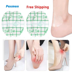 Pexmen-impermeável ultra-fino auto-adesivo calcanhar adesivo, anti-desgaste, Foot Care Blister Protection Pads, transparente, 20 pcs, 50 pcs, 100 pcs, 200pcs