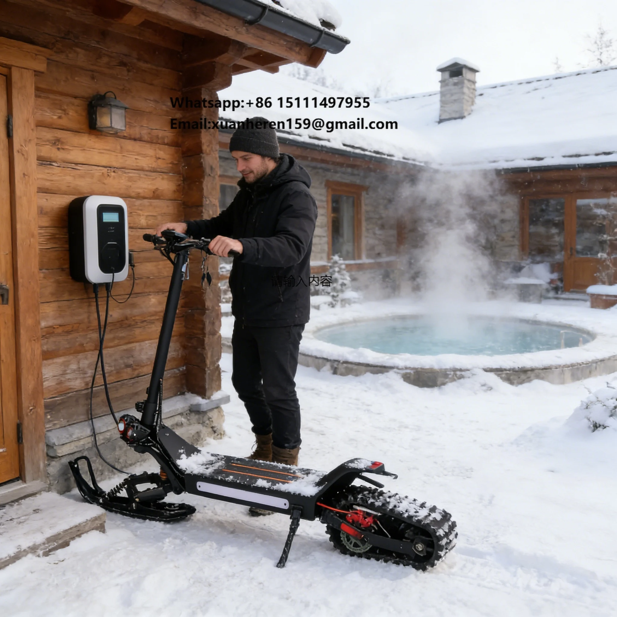 

Hot Sale High-Traction Electric Snowmobile Electric Snowboard Mobile for Adult Snow Sliding & Off-road Adventure Fun