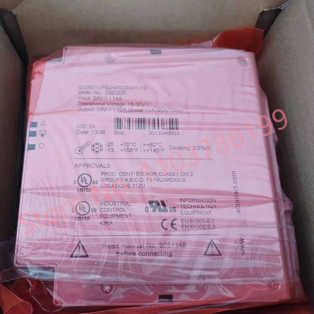 

QUINT-UPS/24DC/24DC/10 24V/10A Uninterruptible Power Supply 2320225