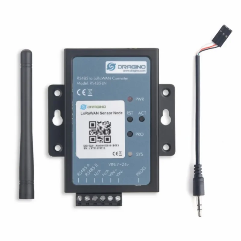 VoltSDragino Rs485-ln Rs485 / Modbus To Lorawan Converter Ultra Long Range Spread Spectrum Communication And High Immunity