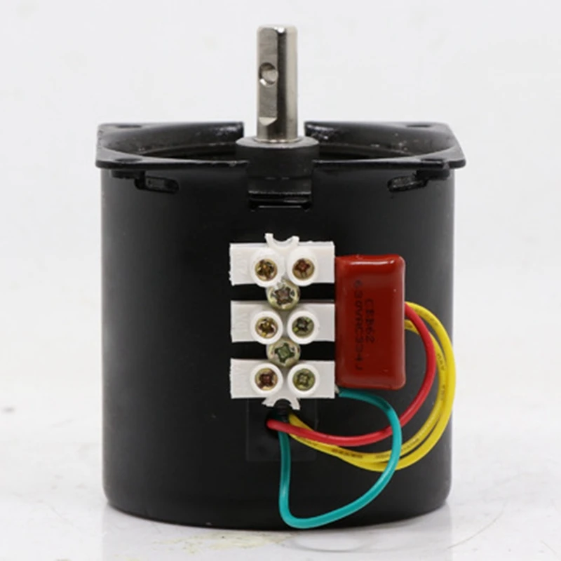 ABKS-68KTYZ Mini Permanent Magnetic Synchronism Motor 220V 28W 68-KTYZ AC Gear Reducer Moter No Bracket