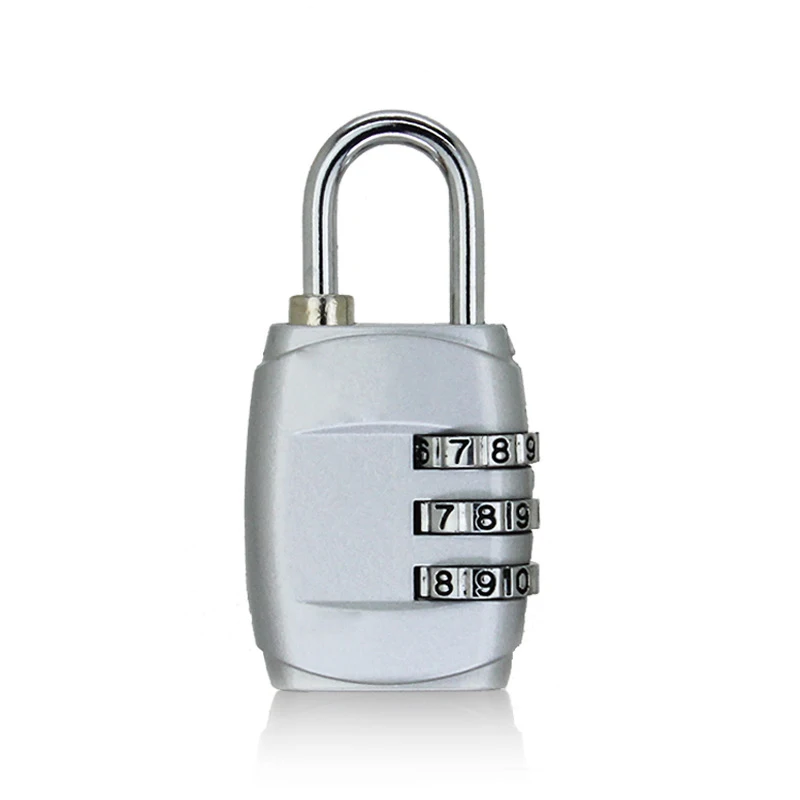 1/2PCS Luggage Travel Lock 3 Dial Digit Password Lock Combination Suitcase Luggage Metal Code Password Lock Padlock