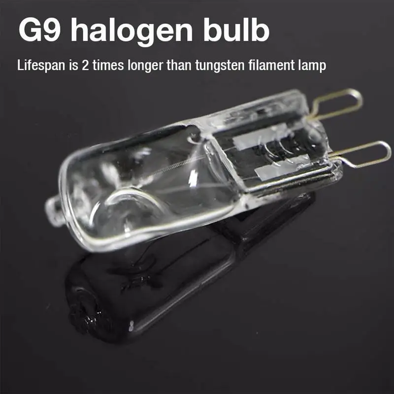 G9 40W Oven Light High Temperature Resistant Durable Halogen Bulb Lamp for Refrigerators Ovens Fans