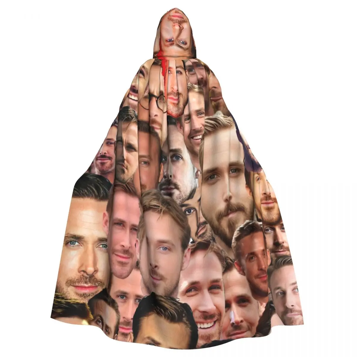 RYAN GOSLING Hooded Cloak Halloween Party Cosplay Woman Men Adult Long Witchcraft Robe Hood