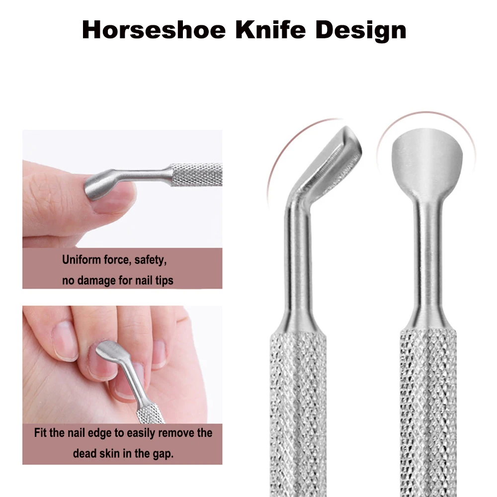 1PCS Pre-Behandeling Cuticle Pusher Dual Ended Cuticle Remover Russische Prep Nail Pushers Voor Manicure Pedicure Nail Art Care gereedschap