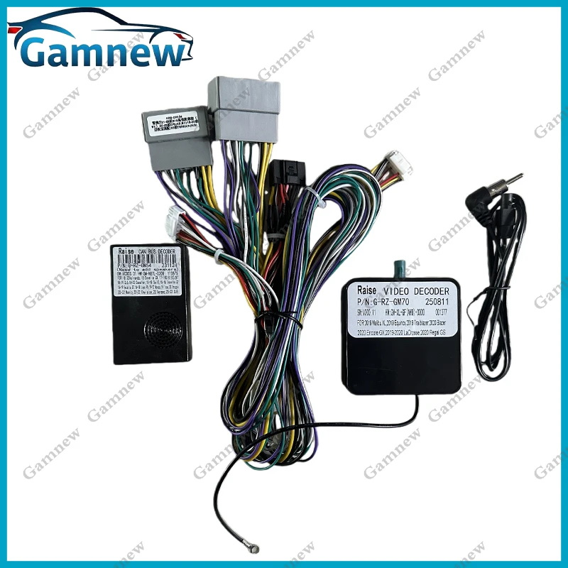 Car LVDS To CVBS Video Decoder Cable For Chevrolet S10 Malibu XL Regal GS LaCross Trailblazer Cruze Equinox Encore Blazer GX