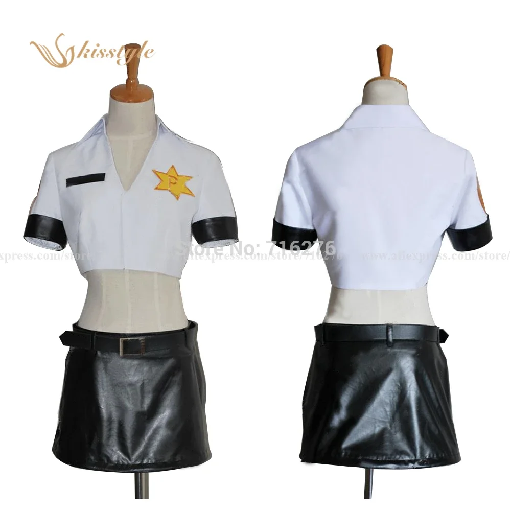 

Kisstyle Fashion Panty & Stocking with Gaterbelt policeman Police Cloth Uniform Cosplay Costume,Customized Accepted