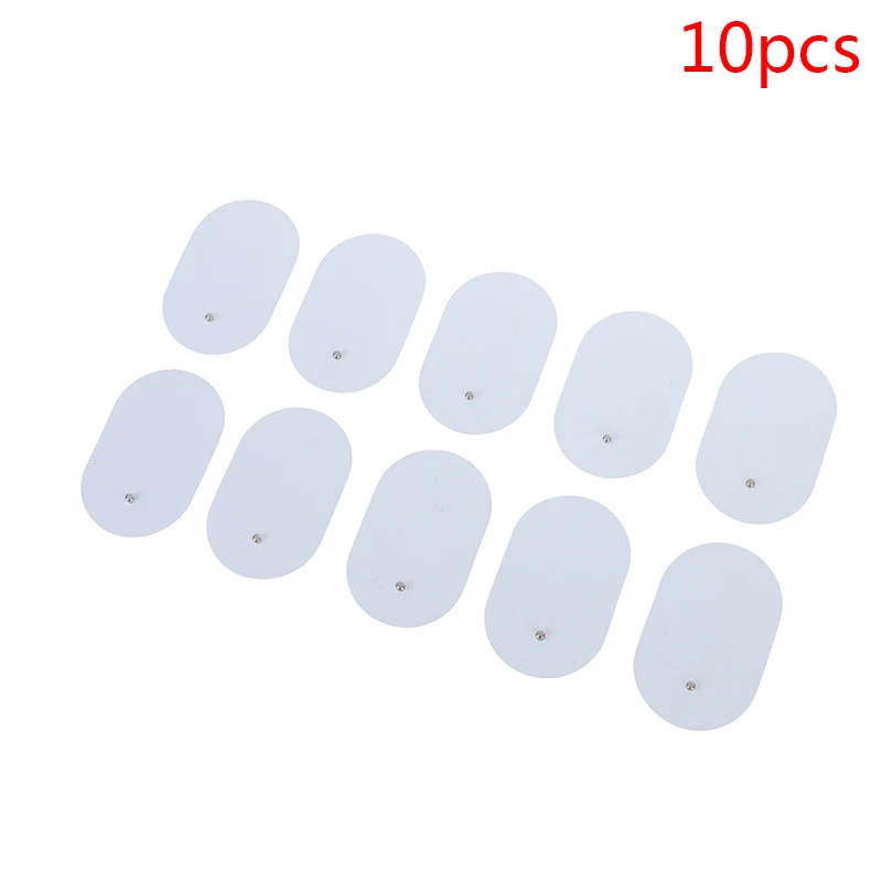 10PCS Silicone Gel Electrode Replacement Pads For Massagers Electrode Pacthes