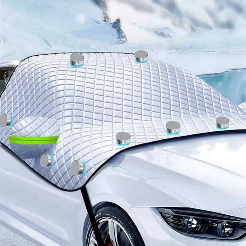 

Car snow shield Front windscreen frost and frost shield Winter windscreen window snow shield thickened cover for winter