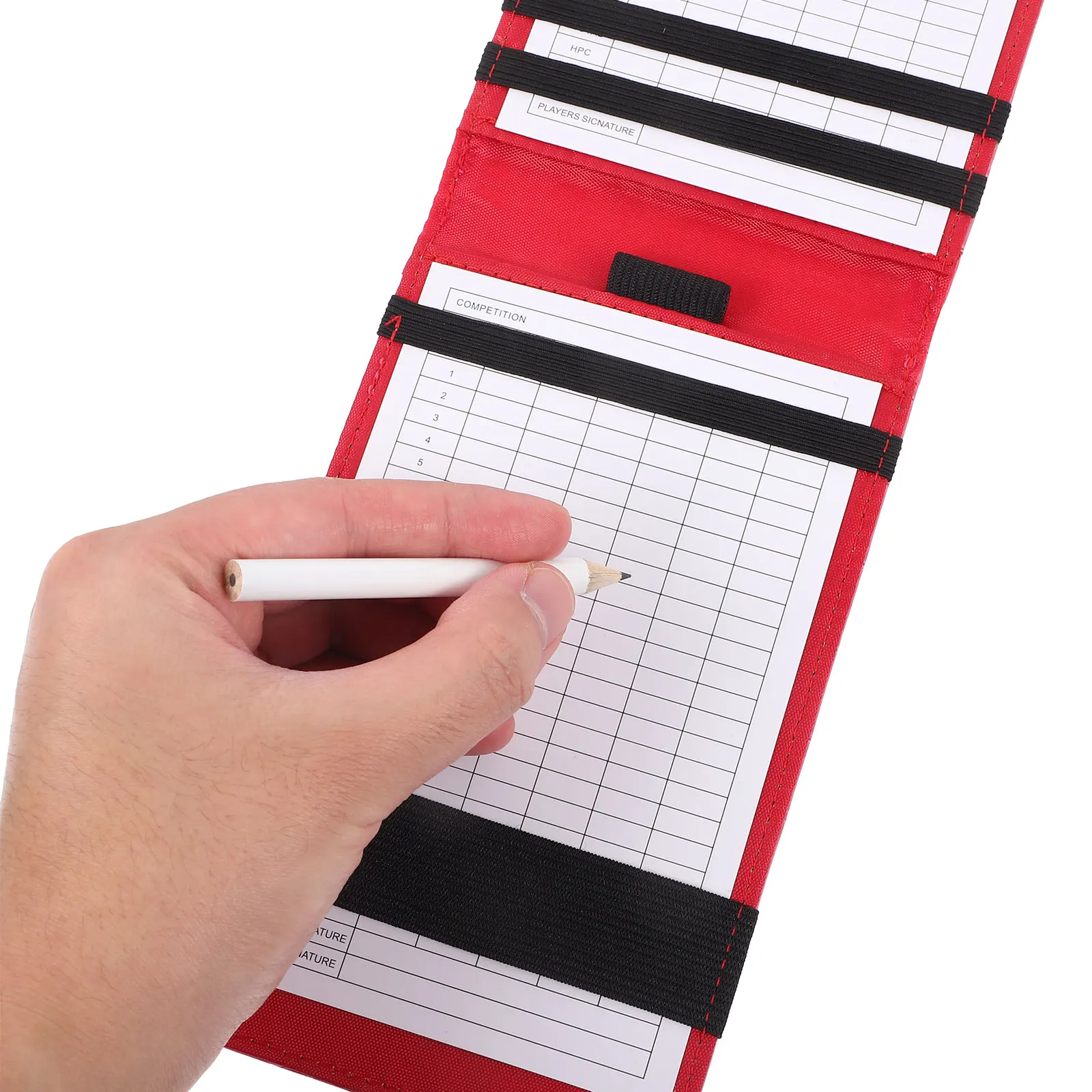 

Score Counter for Golf Scoring Book Portable Notepad Points Scorecard Holder Pu
