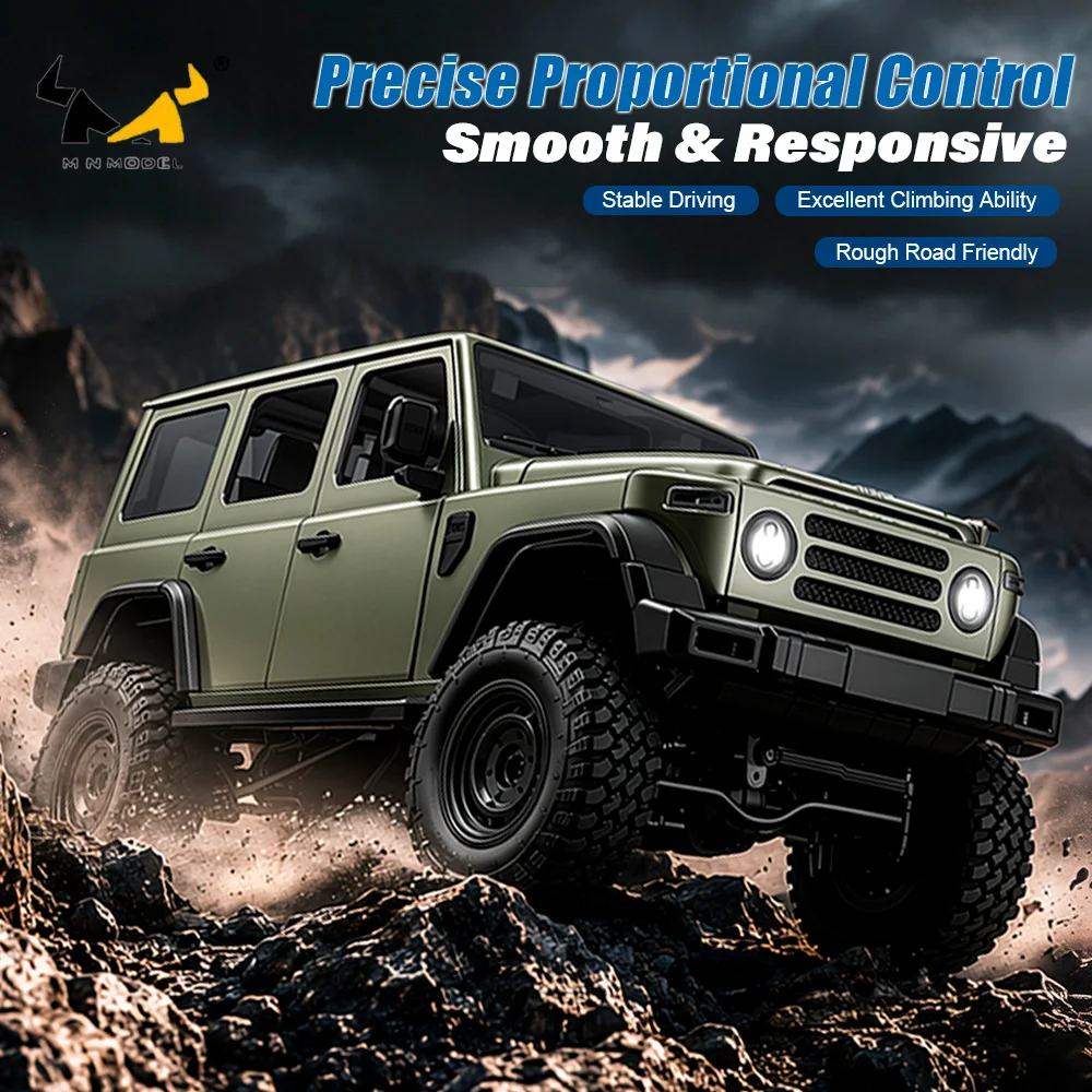 MN Model MN212 1 12 4WD RC Rock Crawler Full Proportional 2.4G Remote Simulation Off Road Truck RTR for Adults Hobby