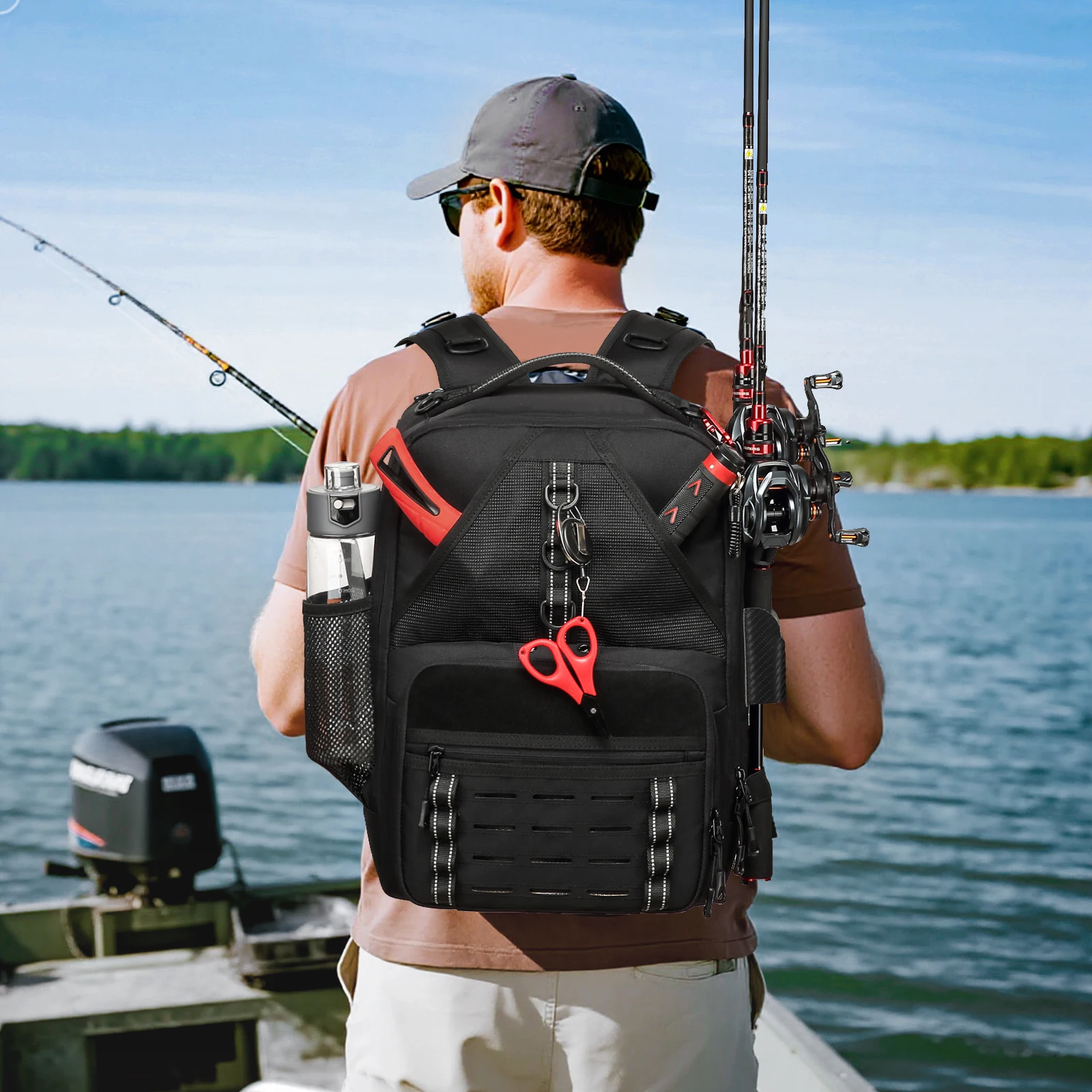Lightweight Fishing Backpack w - огляд і ціна Fishing Equipment Gifts