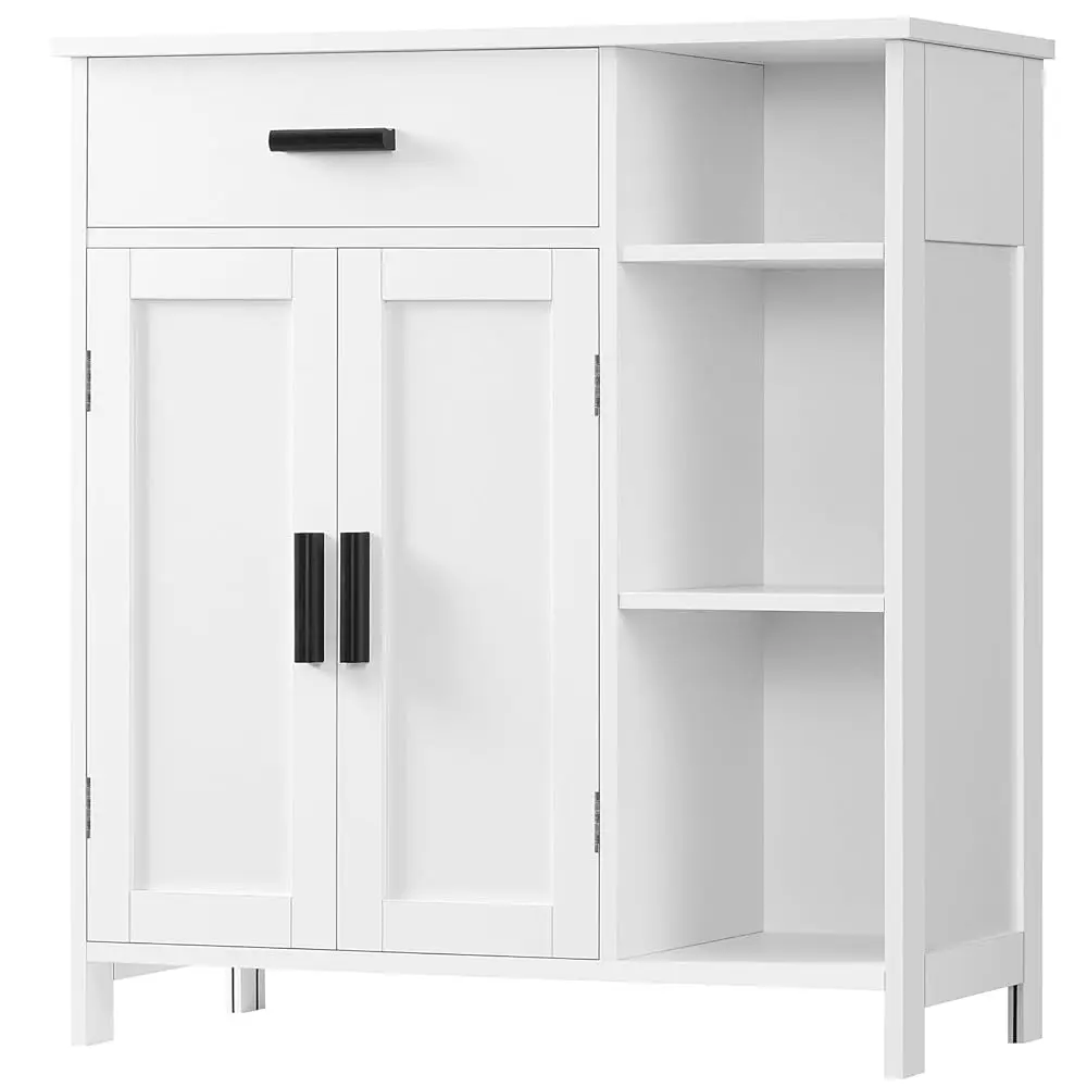 

Bathroom Cabinet, Storage Cabinet With 2 Doors And 3 Shelves, Coffee Bar Cabinet, Floor Cabinet, For Bathroom/Entryway/Living
