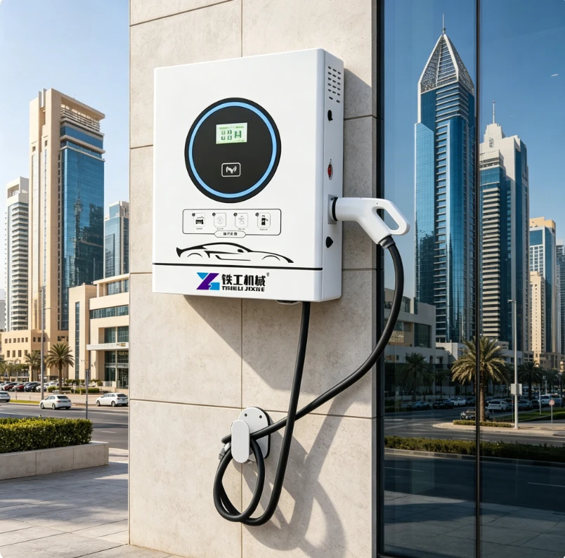 11kW DC EV Charger Wallbox Type 2 3 Phase Fast Charging Station Smart APP WiFi RFID IP65 OCPP 1.6J Fully Certified Ready