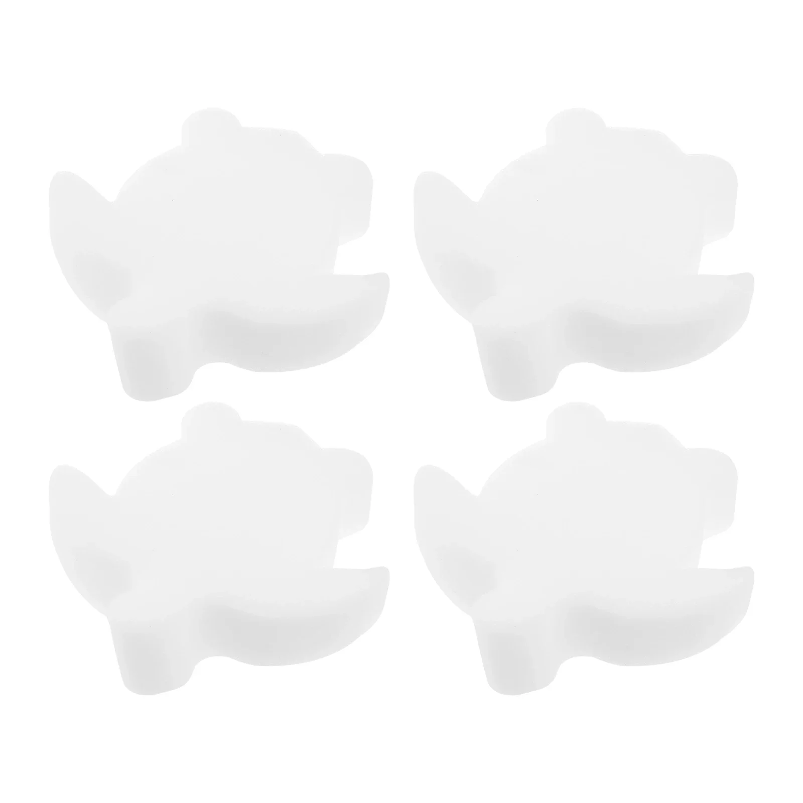 4pcs Turtle Shape Tub Sponge Oil Absorber 8.3