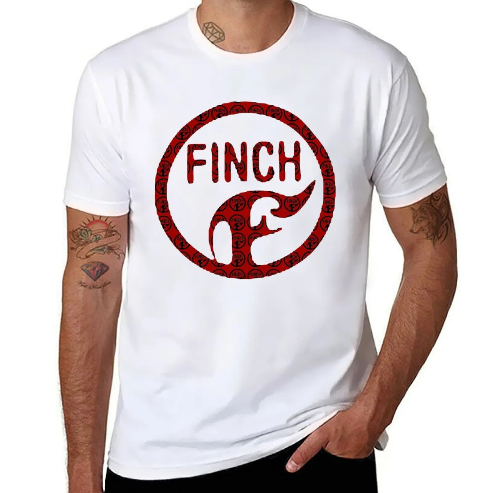 

Finch Logo Tee Essential T-Shirt man t shirt heavy cotton funny t shirts man cotton tshirt 100% T-Shirt