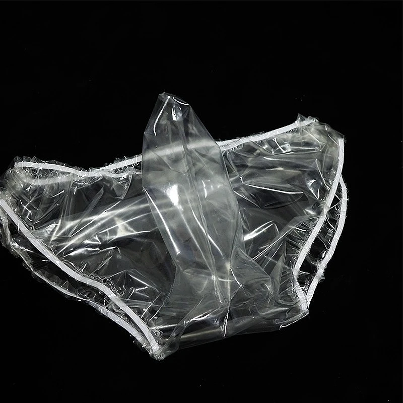 

EPU Transparent Mens Sexy Underwear Soft Film Man Briefs Self Made Ultra-thin Isolation Male Panties Plastic Customized Boxers