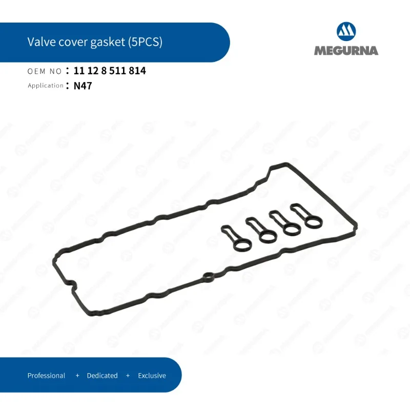 

N47 1.6/2.0T Engine Valve Cover Gasket For BMW 125d 325d 520d X1 X3 X5 MINI R56 R61 Toyota Auto Part Car Accessories 11120032224