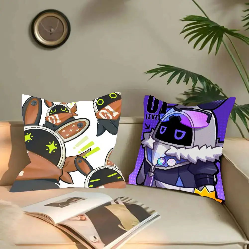 Bangboo Animated Game Zenless Zone Zero Pillow Case Fashion Square Pillowcase Bedroom Sofa Room Ins Decoration Leisure