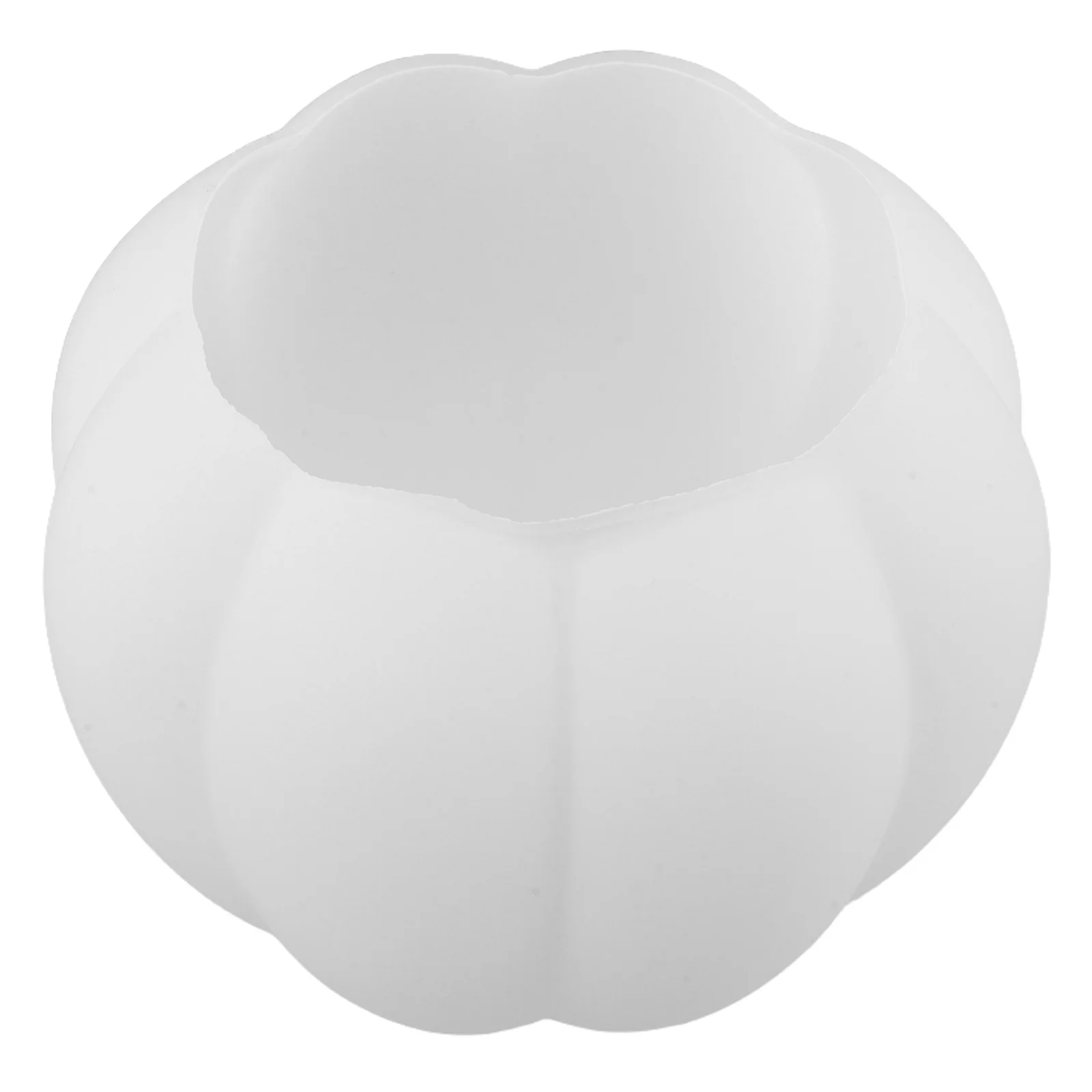 

Glass Pumpkin Lampshade Hand Blown Creamy White Vintage Design Replacement Pendant Light Fixture Cover Autumn Halloween Decor