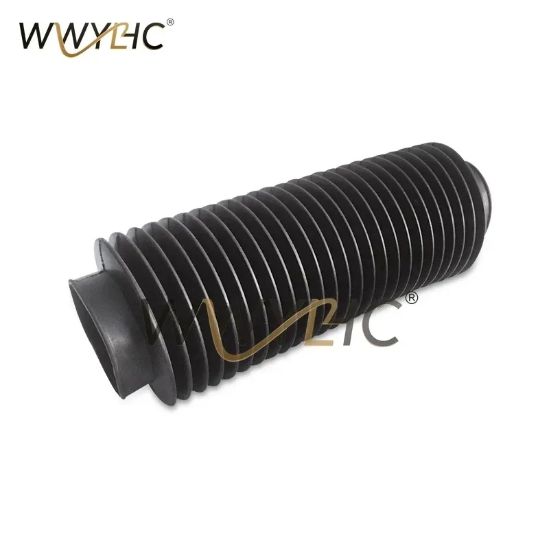 1PC 30mm 40mm 50mm 70mm 80mm 100mm Inner Diameter Machinery Black Rubber Flexibility Corrugated Sleeve Bellows