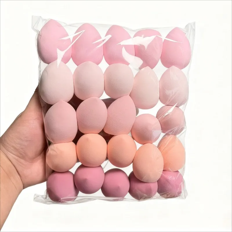 Ensemble d'éponges de maquillage pour fond de teint liquide, BB crème, mélange de poudre, mélangeur de beauté, œuf sec et humide, bouffantes de poudre à double usage, 3 6 10 20 pièces