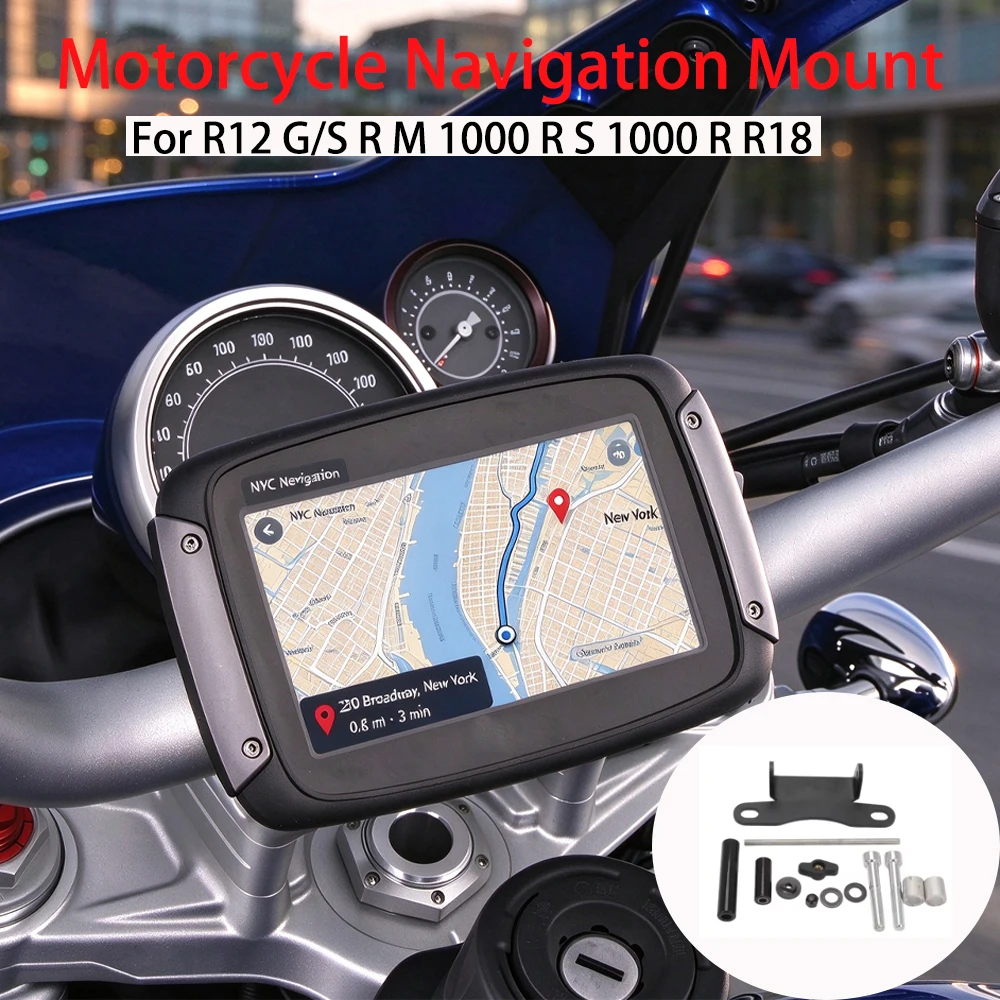 Motorcycle GPS Navigation Phone Holder Mount FOR BMW R nineT Scrambler Pure Urban G/S R12 M1000R S1000R R18 Classic