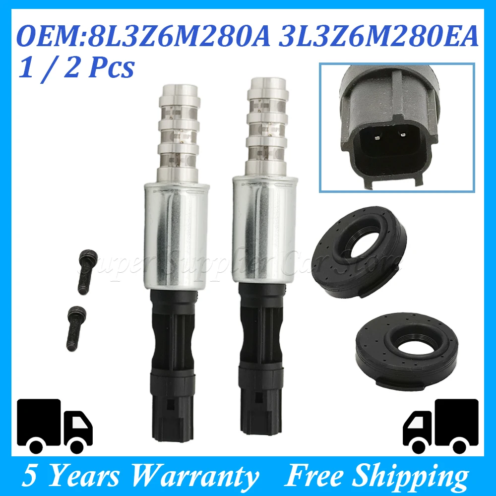 For Ford F150 Explorer Mustang Expedition For Lincoln Mark LT New Variable Camshaft Timing Solenoid 8L3Z6M280A 3L3Z6M280EA