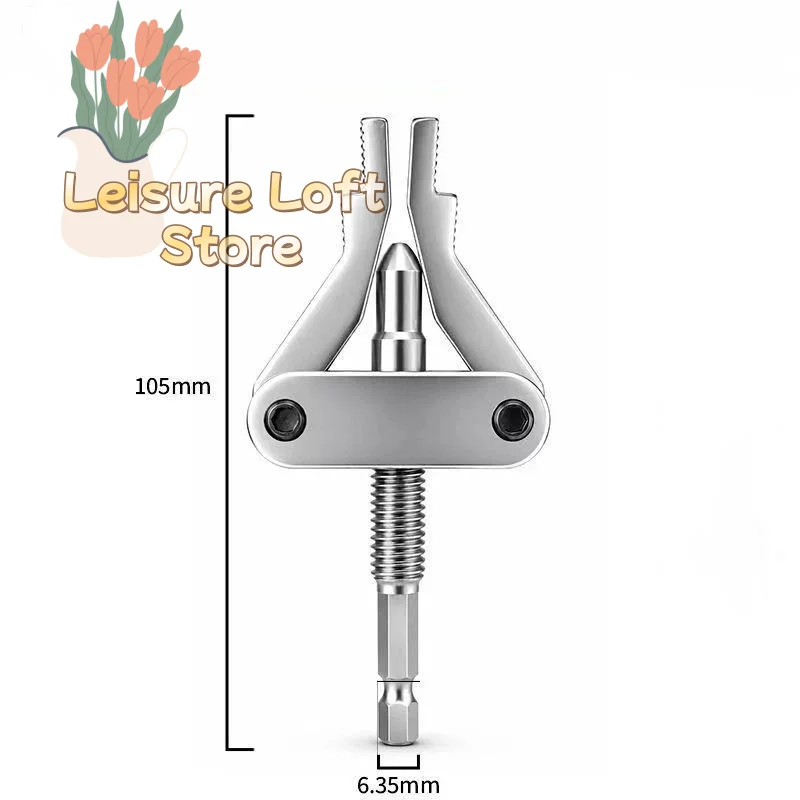 Hex Shank Pipe Extractor Tool Broken Thread Puller Drill Wear Resistant Fast Remover for PPR PVC MPP Pipes Plumbing Work