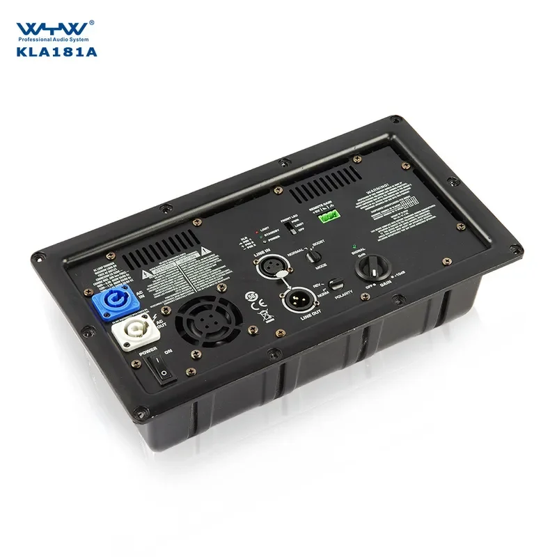 Active Speaker Amplifier Module 15 Inch 18 Inch Professional Bass Subwoofer Digital Power Amp Rear Panel for Stage DJ Party