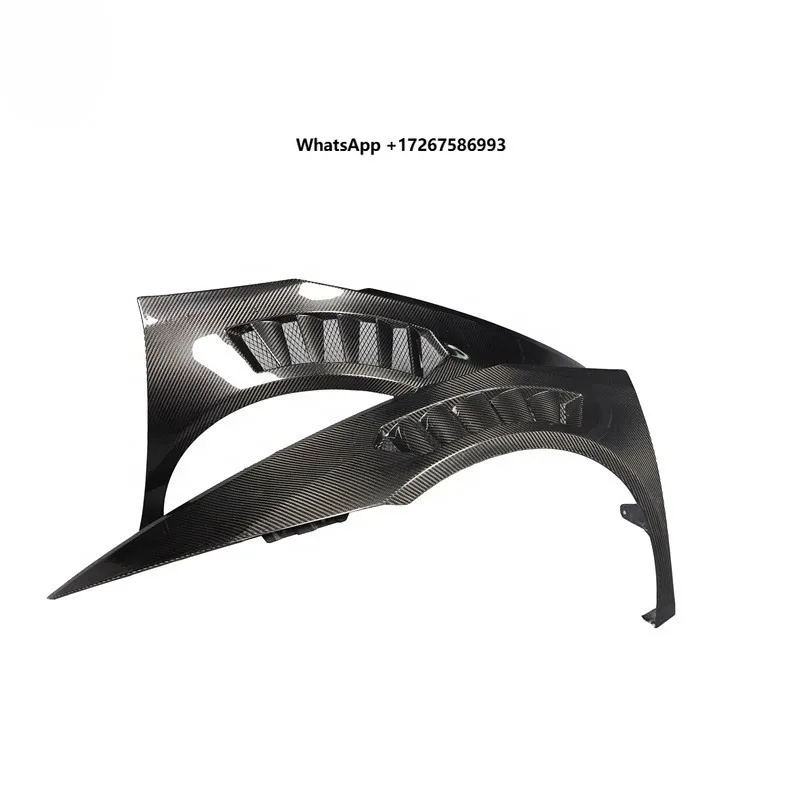 

Z-ART Dry Carbon Fiber Front Fender for Huracan EVO Prepreg Carbon Fiber Vented Front Fender for Lambor LP580 LP610 LP640