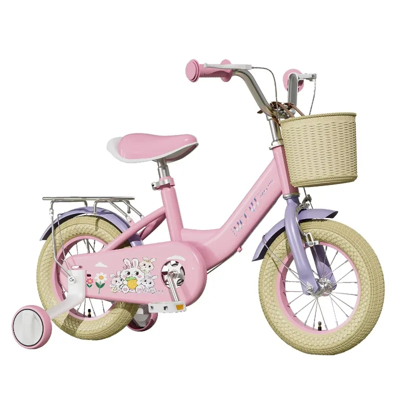Airo Children's Bicycles for Boys Girls Single Speed Training Wheels Disc Brakes for Older Kids Elementary School Students