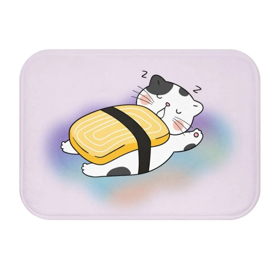 

Adorable Cat Sushi Bath Mat