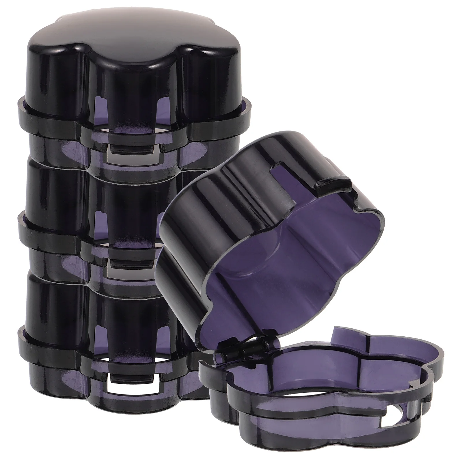 4 قطعة مقبض موقد سلامة الطفل يغطي سهلة مفتوحة إغلاق دائم مقاومة للحرارة الطفل برهان موقد مقبض يغطي لسلامة الطفل #5