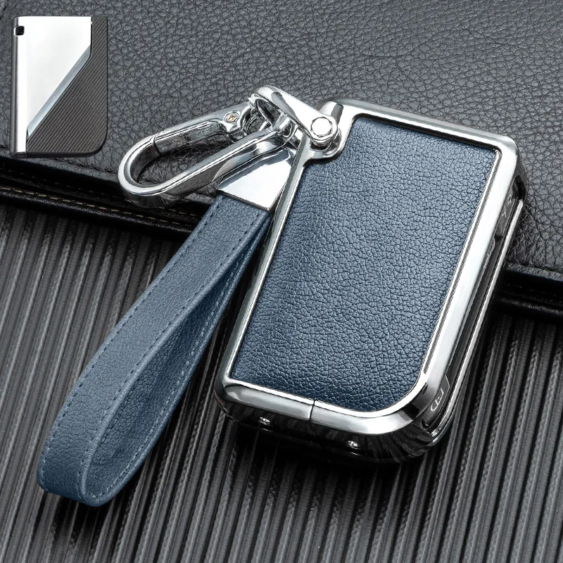 

Zinc Alloy Car Key Case Cover Shell For LYNK&CO 01 02 03 05 07 09 EMP LYNKCO 06 LYNK CO Auto Protector Holder Fob Accessories