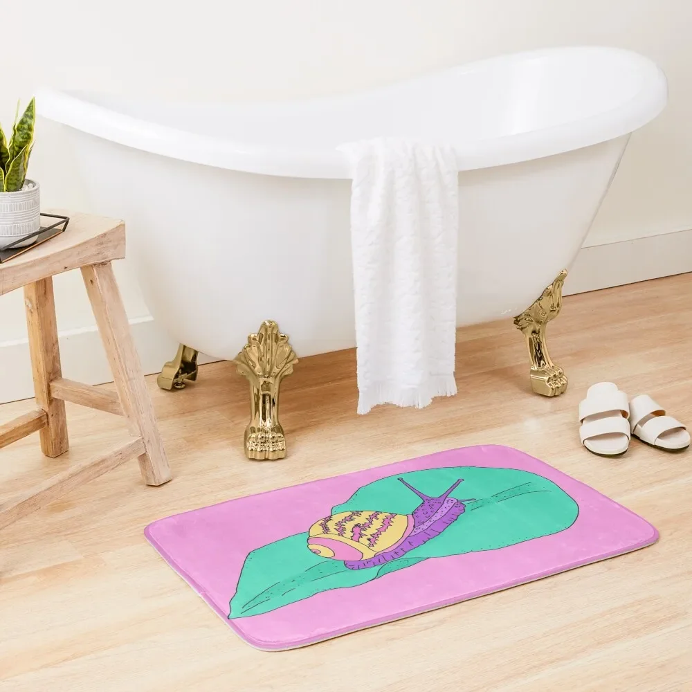 

Kawaii Snail Bath Mat Set Ofs In The Bathroom Slip-Resistant Mat