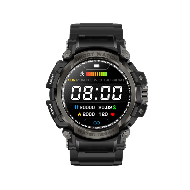 New multifunctional sports smartwatch for men, Bluetooth call fitness tracker, health monitoring, blood oxygen waterproof