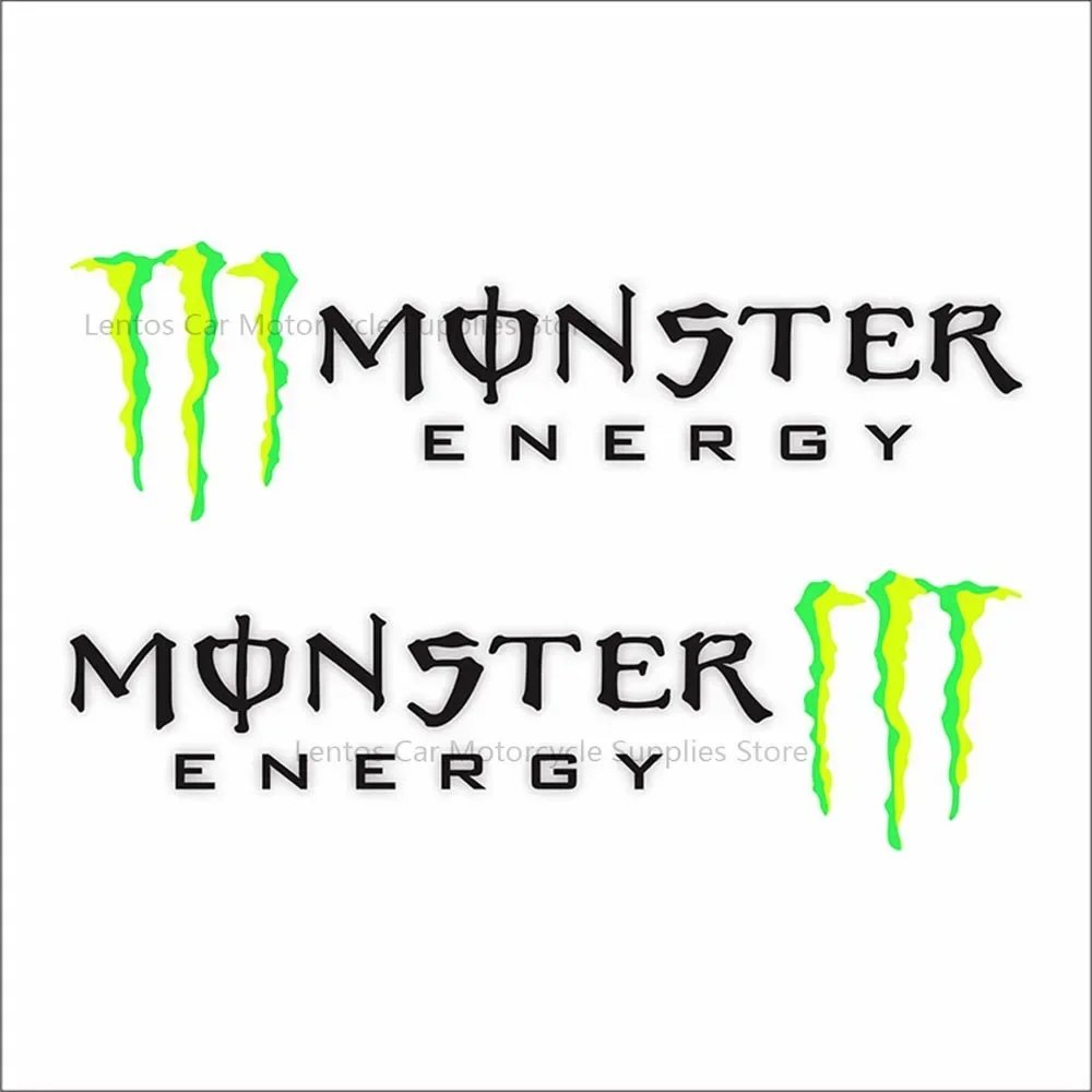 For Monster and Energy Motorcycle Side Strip Sticker Car Vinyl Decal  All Motorcycle Sticker Reflective Stickers Car Decoration