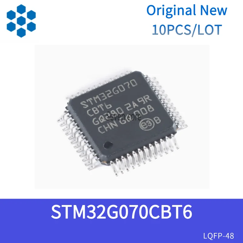 

Original New 10pcs/lot STM32G070CBT6 LQFP-48ARM Cortex-M0+ 32-bit Microcontroller -MCU