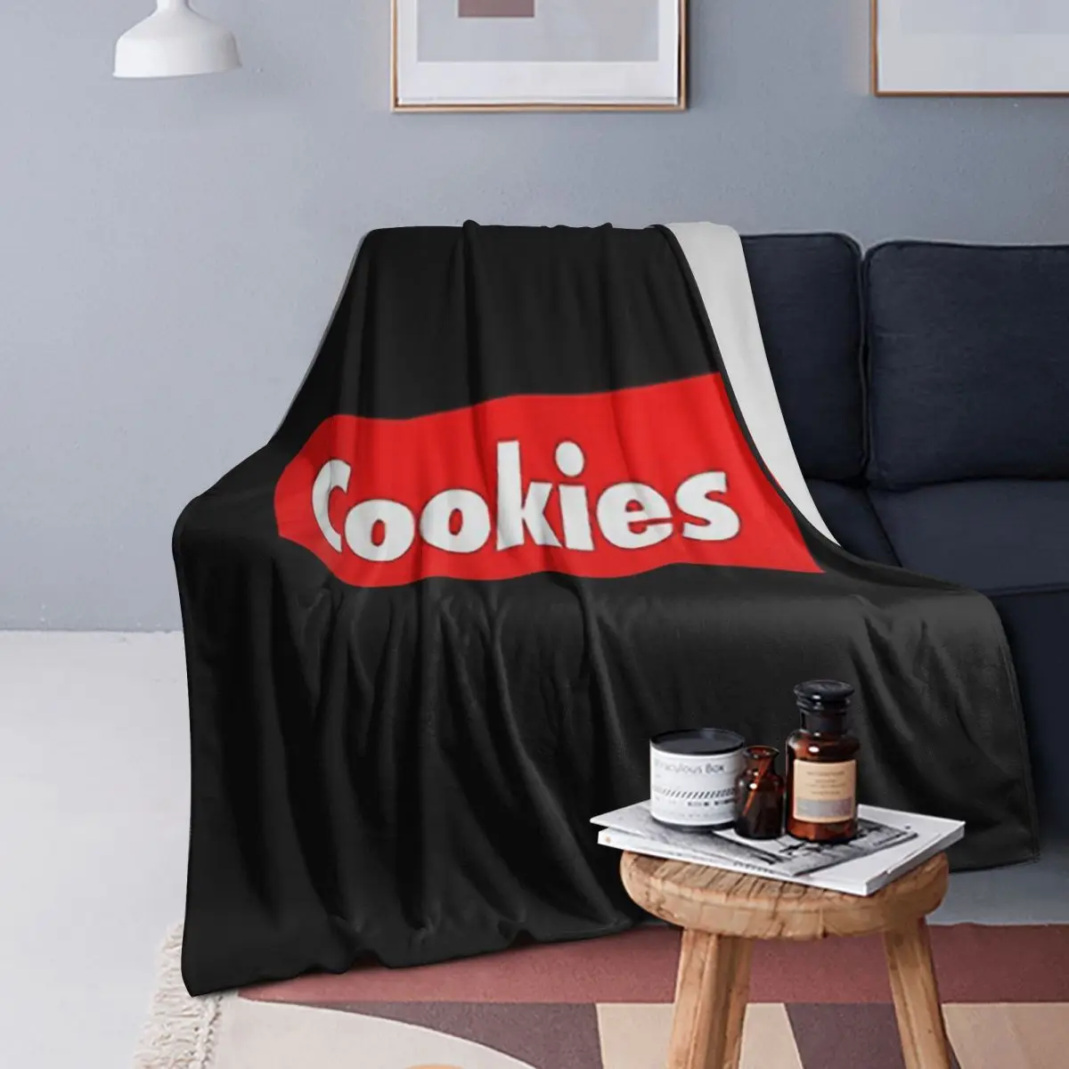 

Cookies The Best Top And The Most Popular Pastry Dessert Lover Blanket Flannel Throw Blanket Bedding for Bed Living room Picnic