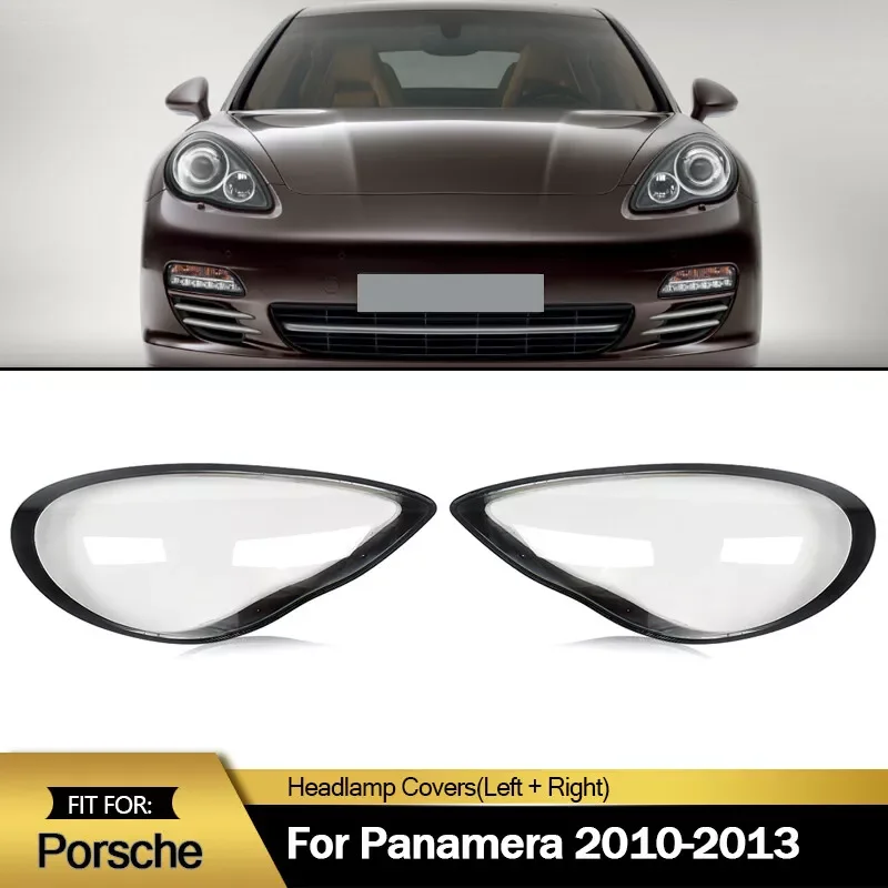 

Для Porsche Panamera абажур 970 4-дверный 2010-2013 фары крышка объектива левая и правая пара автомобильных ламп абажур